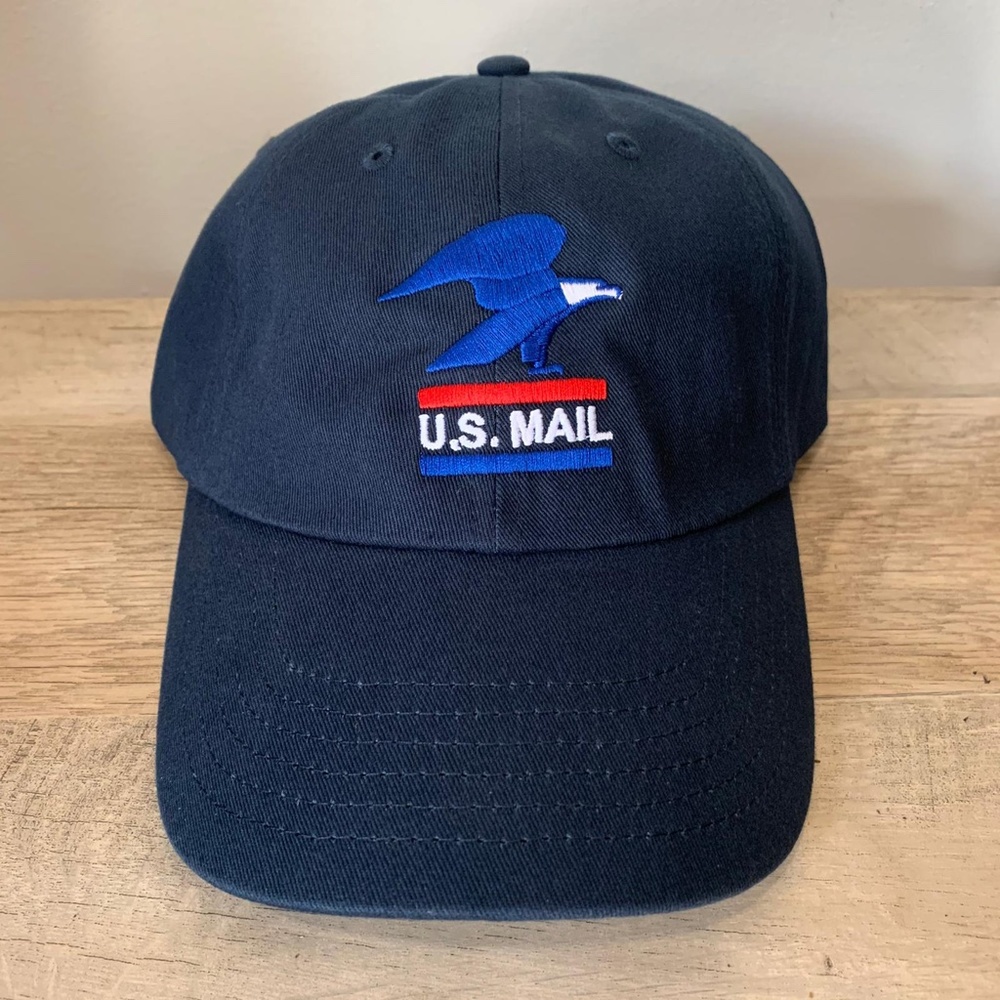 Retro Postal Office Logo Adjustable Dad Hat USPS…